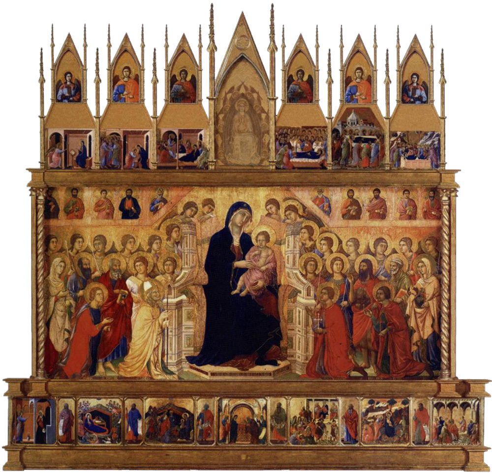 front reconstrruction of the maesta